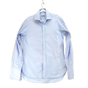 Hilditch & Key Besopke Sz L Tall French Cuff